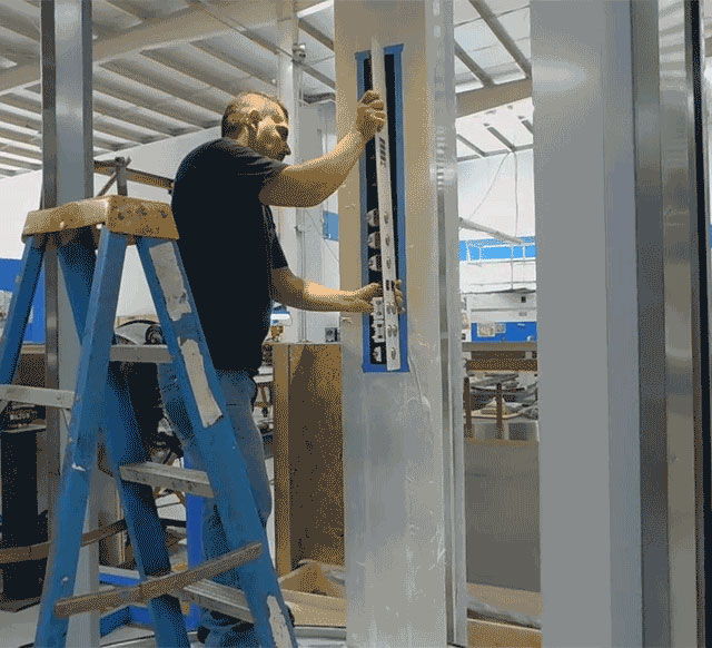Installing elevator